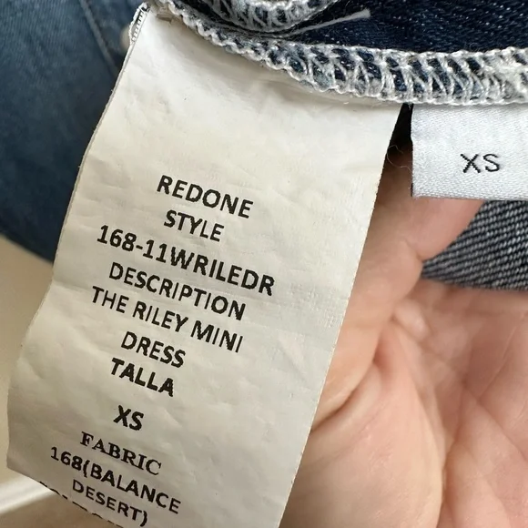 Re/Done Riley Denim Button-Up Shirt Dress - Picture 3 of 3